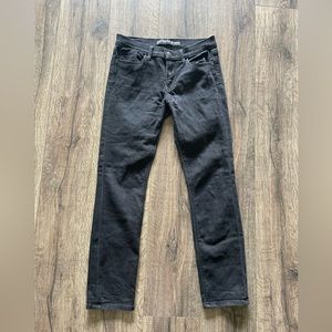 Express Womens Skinny Mid Rise Black Jeans Size 6s